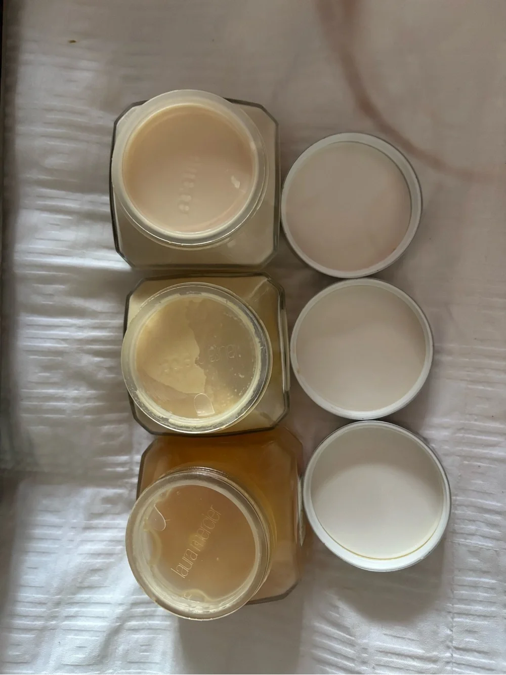 Laura Mercier Golden Honey Musk Soufflé Body Creme and Honey Bath Soak Set NIB
